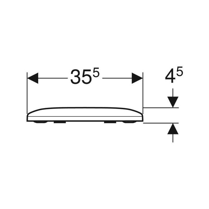 Geberit Smyle Floor-Standing WC for Close-Coupled Exposed Cistern, Washdown, Semi-Shrouded, Rimfree - Unbeatable Bathrooms