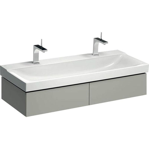 Geberit Xeno2 1170mm Double Vanity Unit - Wall Hung 2 Drawer Unit - Unbeatable Bathrooms