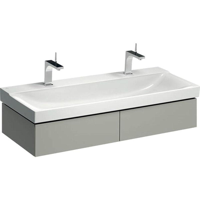 Geberit Xeno2 1170mm Double Vanity Unit - Wall Hung 2 Drawer Unit - Unbeatable Bathrooms