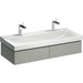 Geberit Xeno2 1170mm Double Vanity Unit - Wall Hung 2 Drawer Unit - Unbeatable Bathrooms