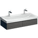 Geberit Xeno2 1170mm Double Vanity Unit - Wall Hung 2 Drawer Unit - Unbeatable Bathrooms
