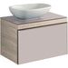 Geberit Citterio 750mm Vanity Unit - Wall Hung 2 Drawer Unit with Countertop Basin - Unbeatable Bathrooms