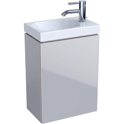 Geberit Acanto 400mm Cloakroom Vanity Unit - Wall Hung 1 Door Unit - Unbeatable Bathrooms