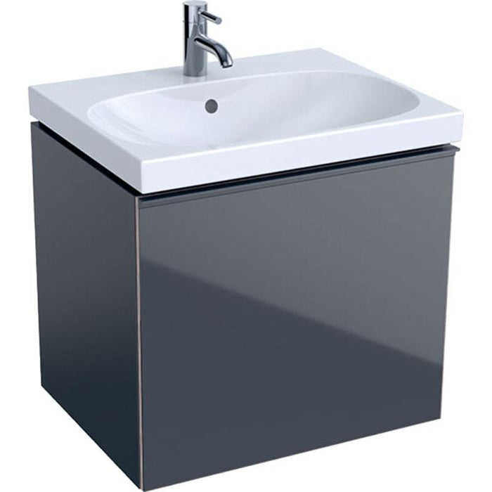 Geberit Acanto 600mm Vanity Unit - Wall Hung 1 Drawer Unit - Unbeatable Bathrooms