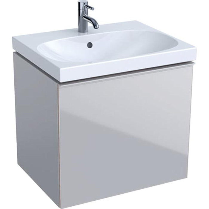Geberit Acanto 600mm Vanity Unit - Wall Hung 1 Drawer Unit - Unbeatable Bathrooms