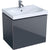 Geberit Acanto 650mm Vanity Unit - Wall Hung 1 Drawer Unit with Basin - Unbeatable Bathrooms