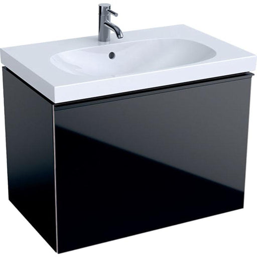 Geberit Acanto Cabinet 75cm for Washbasin, with One Drawer, One Internal Drawer and Trap - Unbeatable Bathrooms