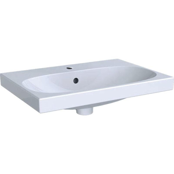 Geberit Acanto 600mm Vanity Unit - Wall Hung 1 Drawer Unit (Short Projection) - Unbeatable Bathrooms