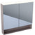 Geberit Acanto 750mm Vanity Unit - Wall Hung 1 Drawer Unit (Short Projection) - Unbeatable Bathrooms