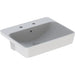 Geberit VariForm Square 500mm Semi-Recessed Basin - 1 & 2TH - Unbeatable Bathrooms
