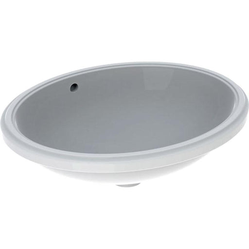 Geberit Variform Oval 500mm 0TH Inset Basin - Unbeatable Bathrooms
