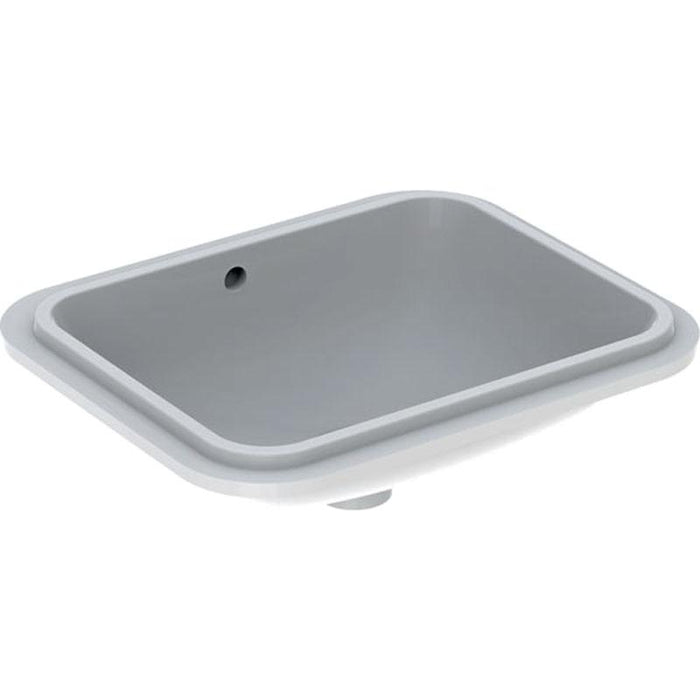 Geberit Variform Rectangular 450mm 0TH Under-Countertop Basin - Unbeatable Bathrooms