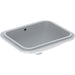 Geberit Variform Rectangular 450mm 0TH Under-Countertop Basin - Unbeatable Bathrooms