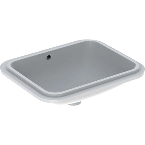 Geberit Variform Rectangular 450mm 0TH Under-Countertop Basin - Unbeatable Bathrooms