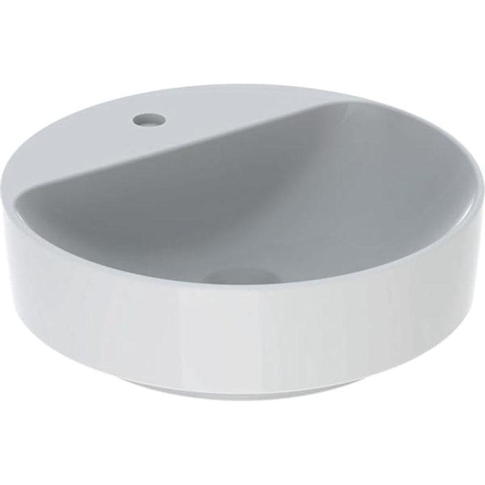 Geberit Variform 450mm Round Countertop Basin with 1TH Bench - Unbeatable Bathrooms