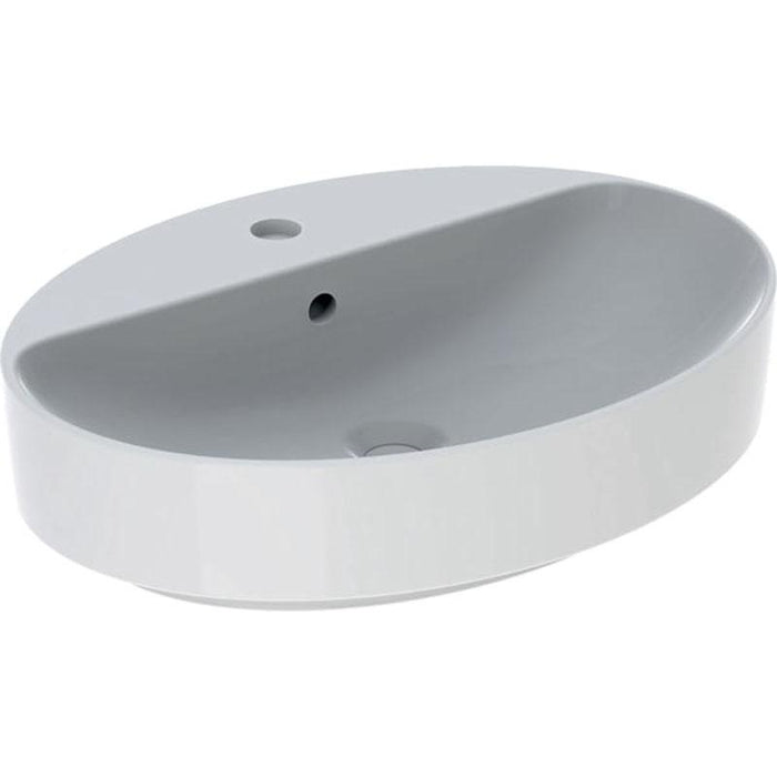 Geberit Variform 600mm Oval Countertop Basin with 1TH Bench - Unbeatable Bathrooms