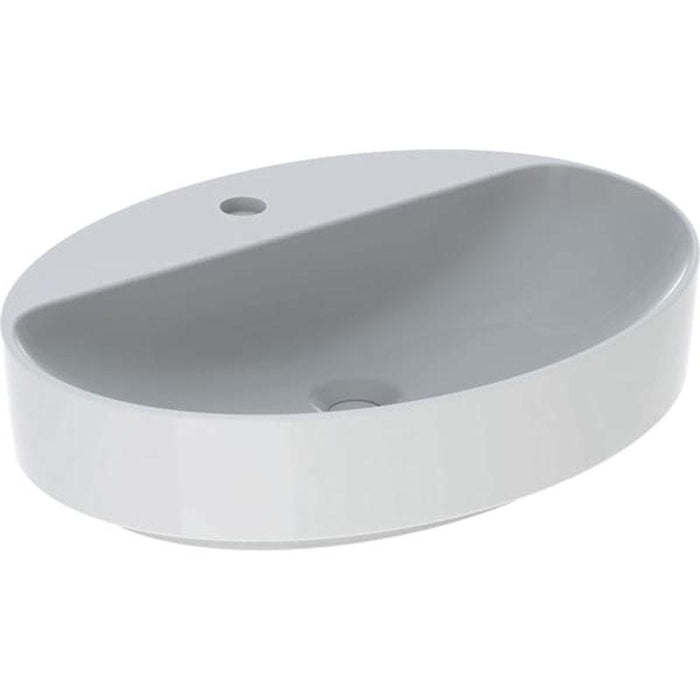 Geberit Variform 600mm Oval Countertop Basin with 1TH Bench - Unbeatable Bathrooms