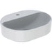 Geberit Variform 50/60cm Elliptic Countertop Basin with 1TH Bench - Unbeatable Bathrooms