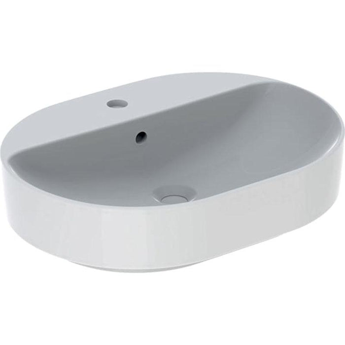 Geberit Variform 50/60cm Elliptic Countertop Basin with 1TH Bench - Unbeatable Bathrooms
