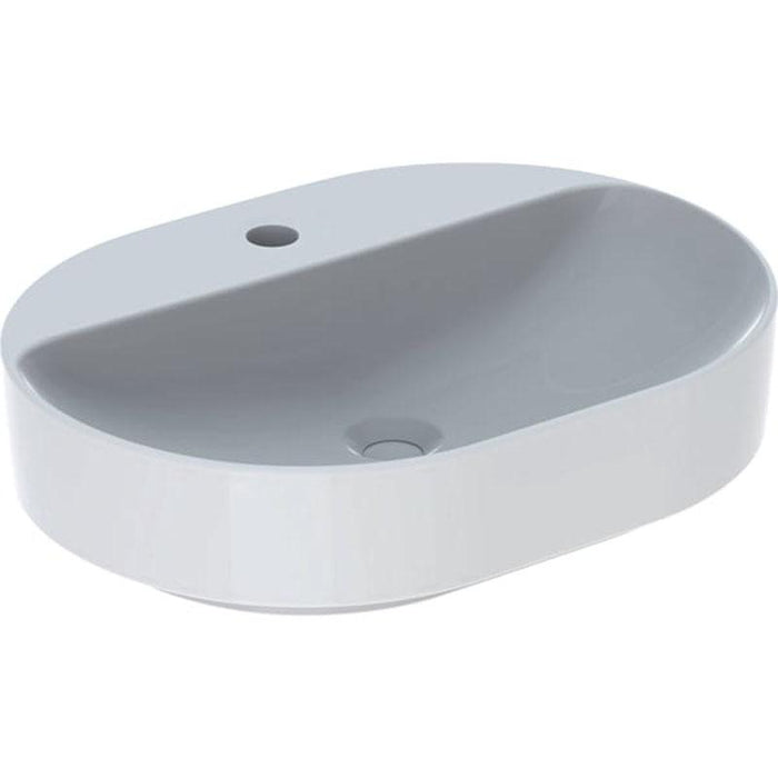 Geberit Variform 50/60cm Elliptic Countertop Basin with 1TH Bench - Unbeatable Bathrooms