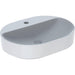 Geberit Variform 50/60cm Elliptic Countertop Basin with 1TH Bench - Unbeatable Bathrooms