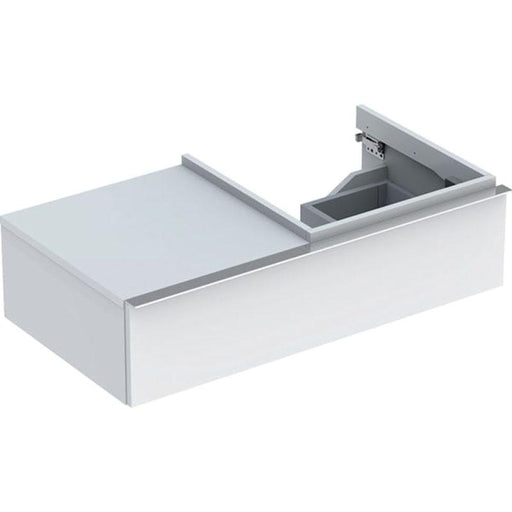 Geberit Icon Cabinet for Washbasin, with One Drawer and Shelf Surface In White / High-Gloss Coated - Unbeatable Bathrooms