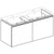 Geberit Acanto 1200mm Double Vanity Unit - Wall Hung 2 Drawer Unit - Unbeatable Bathrooms
