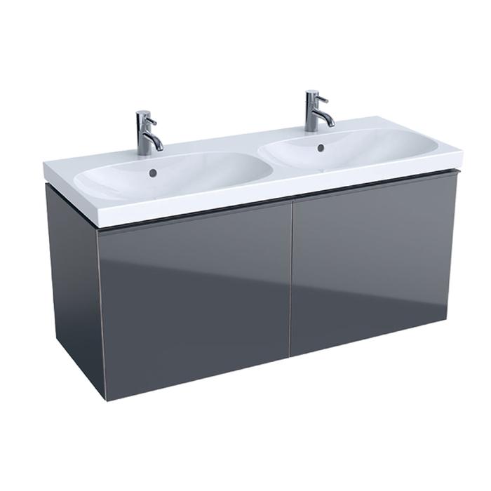 Geberit Acanto 1200mm Double Vanity Unit - Wall Hung 2 Drawer Unit - Unbeatable Bathrooms