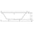 Geberit Acanto 1700mm Double Ended Bath - Unbeatable Bathrooms