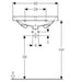 Geberit Acanto 600mm 1TH Compact Basin - Unbeatable Bathrooms