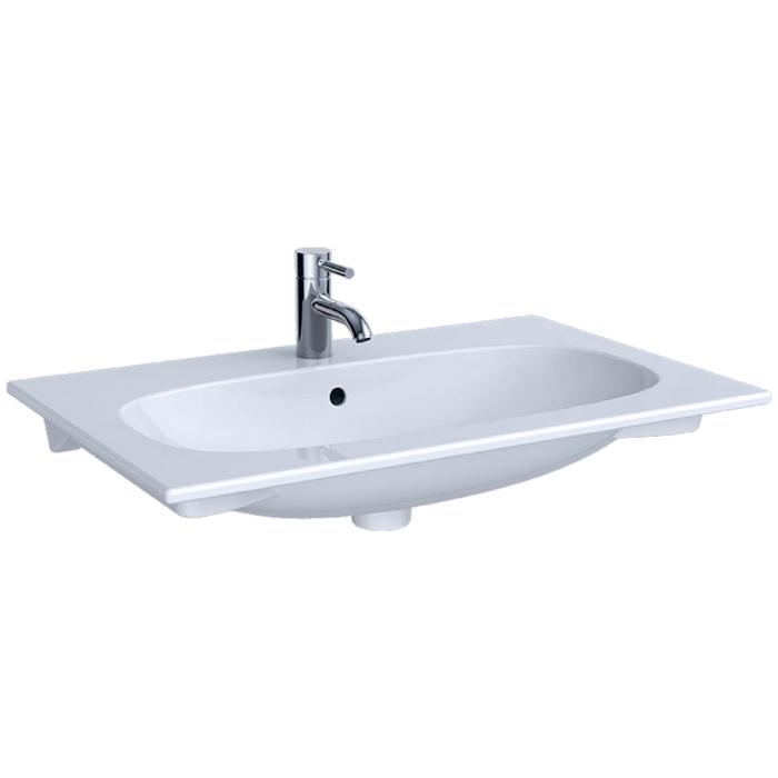 Geberit Acanto 60/75/90cm Slim Rim Basin - 0 & 1TH - Unbeatable Bathrooms