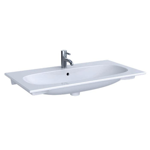 Geberit Acanto 60/75/90cm Slim Rim Basin - 0 & 1TH - Unbeatable Bathrooms