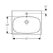 Geberit Acanto 60/65cm 1TH Basin - Unbeatable Bathrooms