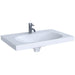 Geberit Acanto 750mm 1TH Basin with Hidden Overflow & Drain Cover - Unbeatable Bathrooms