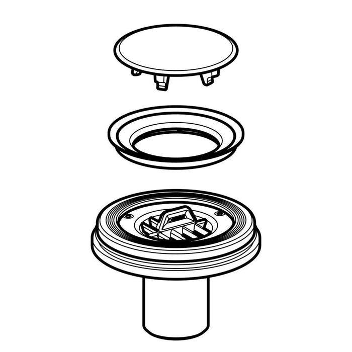 Geberit Cross Floor Installation Drainage Connection with Shower Surface - Unbeatable Bathrooms