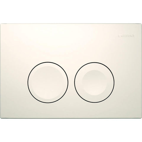 Geberit Delta21 Flush Plate for Dual Flush - Unbeatable Bathrooms