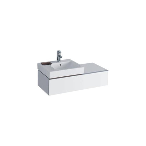 Geberit Icon 890mm Vanity Unit - Wall Hung 1 Drawer Unit - Unbeatable Bathrooms