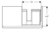 Geberit Icon 890mm Vanity Unit - Wall Hung 1 Drawer Unit - Unbeatable Bathrooms
