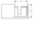 Geberit Icon 890mm Vanity Unit - Wall Hung 1 Drawer Unit - Unbeatable Bathrooms