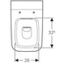 Geberit iCon Rimfree Square Back To Wall WC - Unbeatable Bathrooms