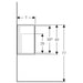 Geberit Icon Side Element with Storage Box - Unbeatable Bathrooms