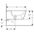 Geberit Icon Square Wall Hung Bidet - Unbeatable Bathrooms