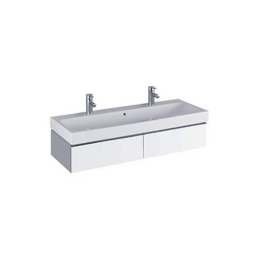 Geberit Icon 1200mm Double Vanity Unit - Wall Hung 2 Drawer Unit - Unbeatable Bathrooms