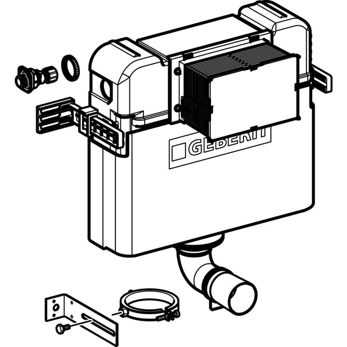 Geberit Kappa 15cm Concealed Cistern - Unbeatable Bathrooms