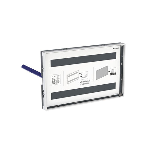 Geberit Omega Cover Plate with Sight Frame - Unbeatable Bathrooms