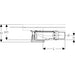 Geberit Setaplano Shower Drain with 6 Feet for Shower Surface - Unbeatable Bathrooms