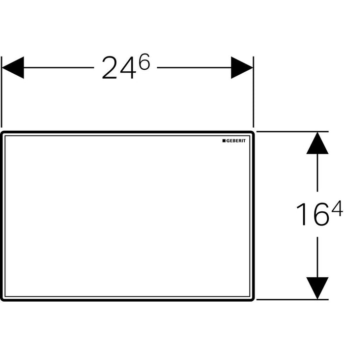 Geberit Sigma Cover Plate - Unbeatable Bathrooms