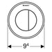 Geberit Sigma Dual Flush Button for Concealed Cistern - Unbeatable Bathrooms