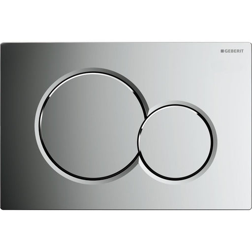 Geberit Sigma01 Dual Flush Plate - Gloss Chrome - Unbeatable Bathrooms