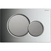 Geberit Sigma01 Chrome Plated Flush Plate for Dual Flush - Unbeatable Bathrooms